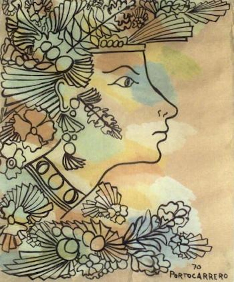 Women in profile by René Portocarrero