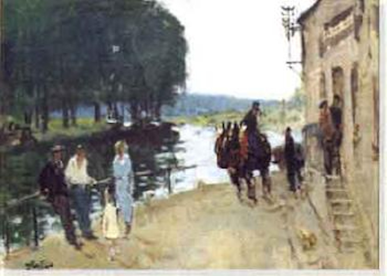 Halage by Pierre Eugène Montezin