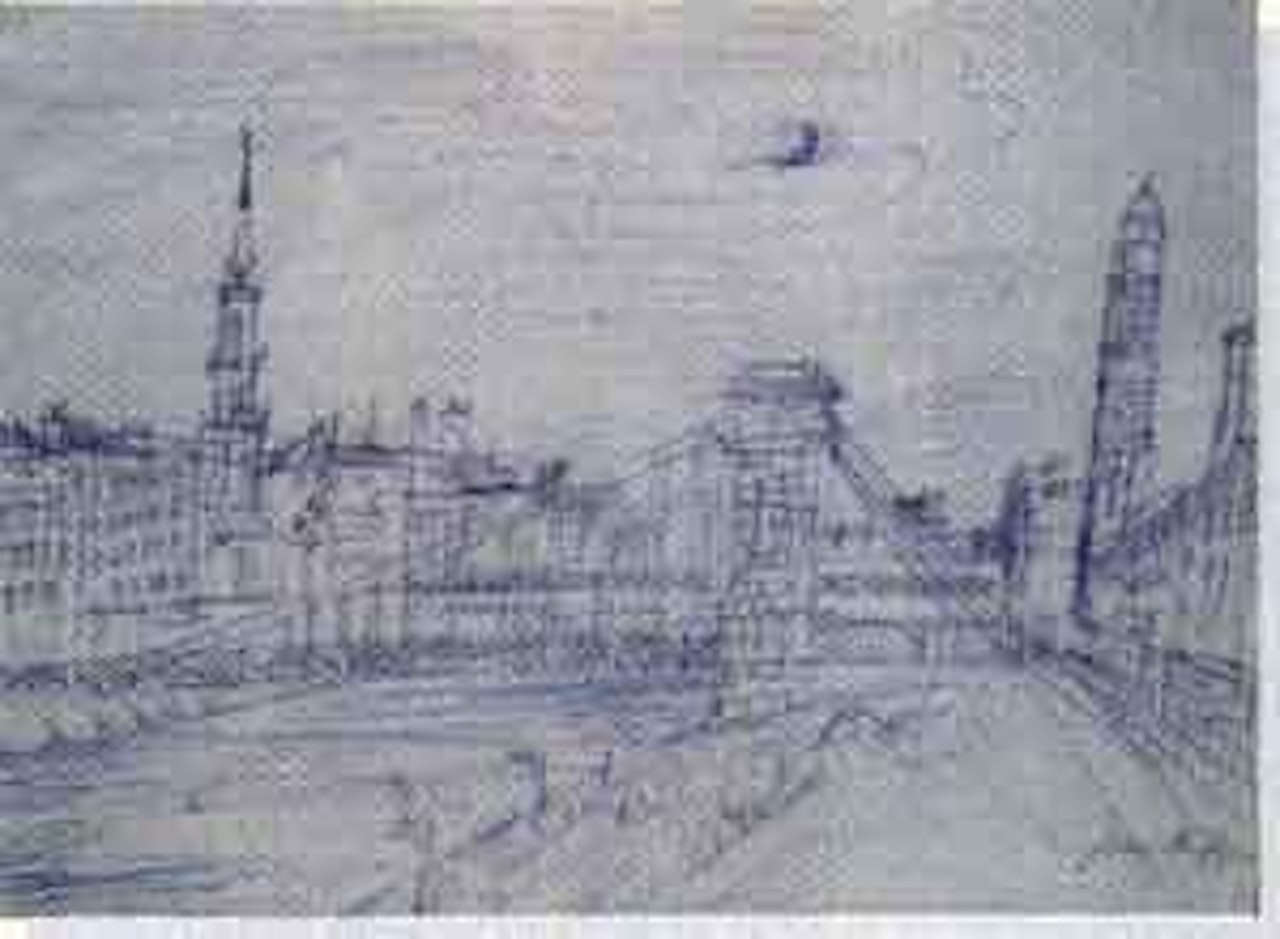 View of Glasgow by Jean Dufy