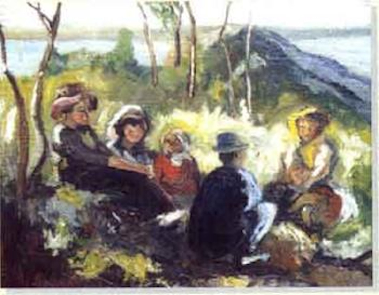 Pique-nique familial by René Seyssaud