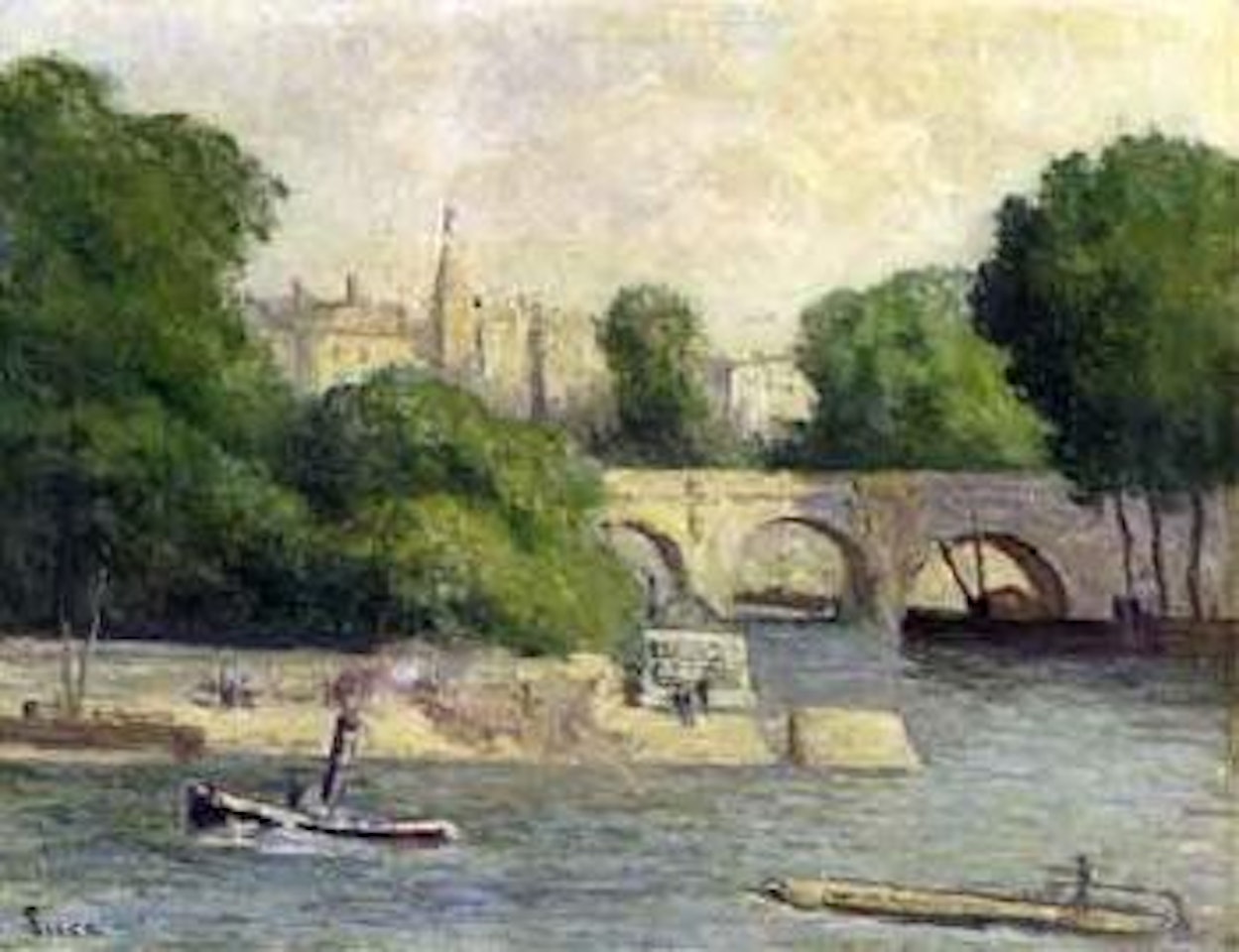 Le vert galant by Maximilien Luce