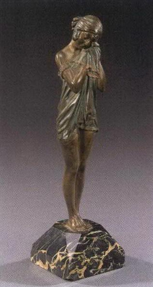 Weeping girl by Demetre Chiparus