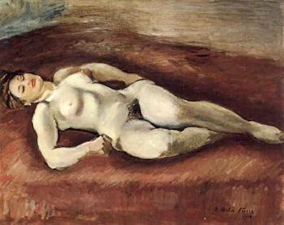 Nu couche by Othon Friesz