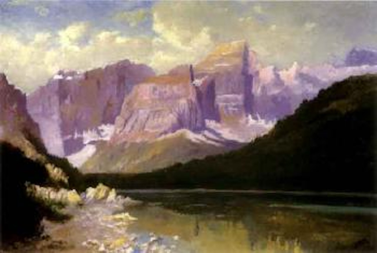 Grossley Lake, Mt. Cleveland, Glacier National Park by John Fery