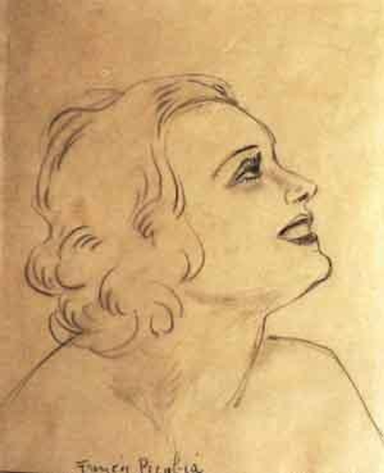 Portrait de femme de profil by Francis Picabia