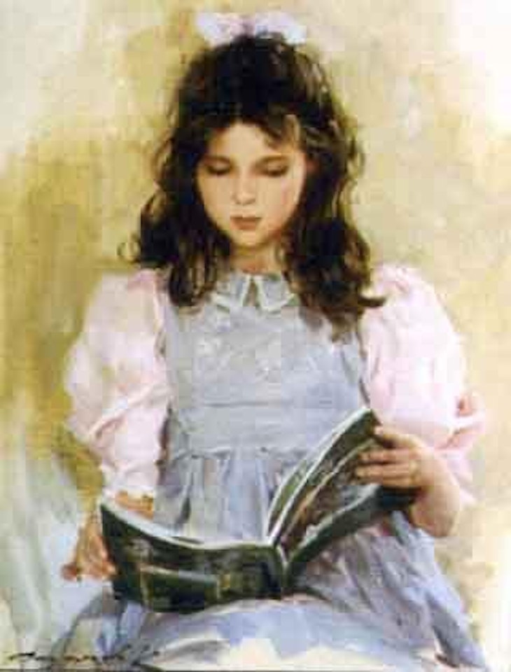 Gabriel with a book by Constantin Razoumov