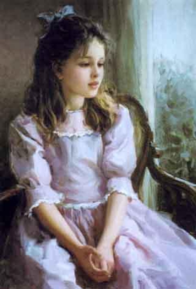 Portrait of Gabriel in an armchair by Constantin Razoumov