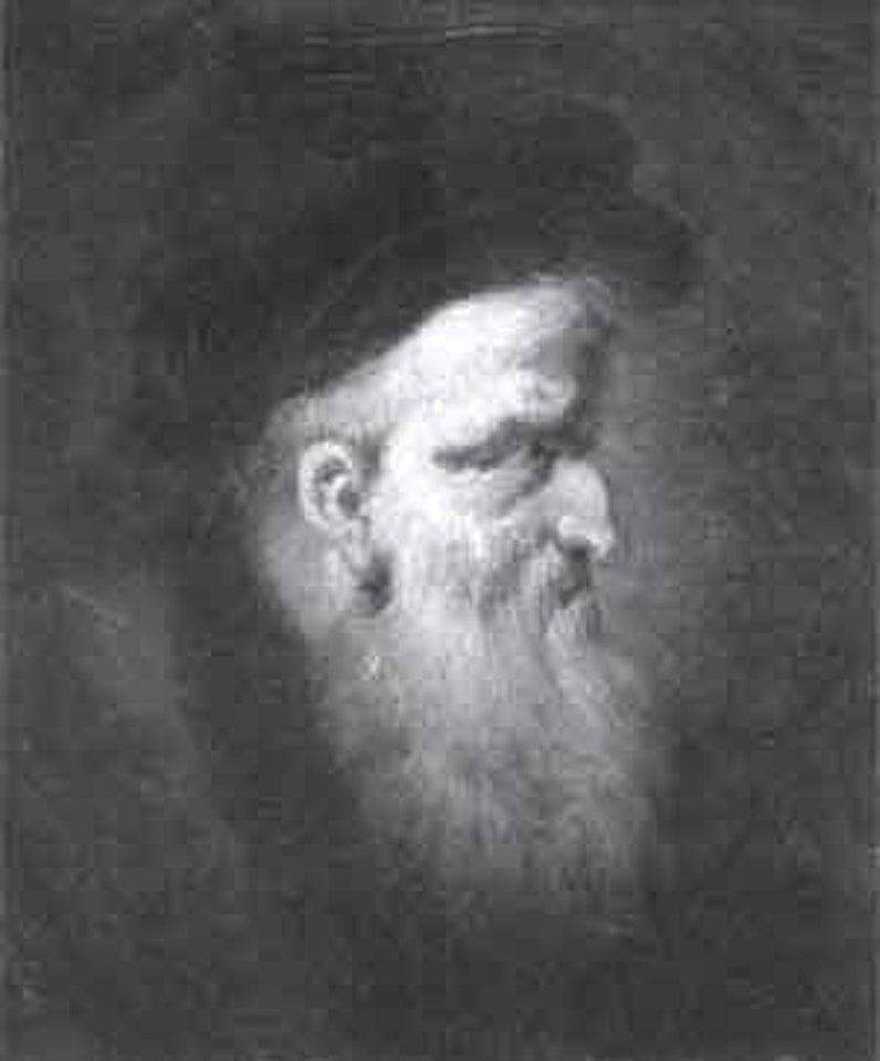 Portrait of an elderly man by Christian Wilhelm Ernst Dietrich