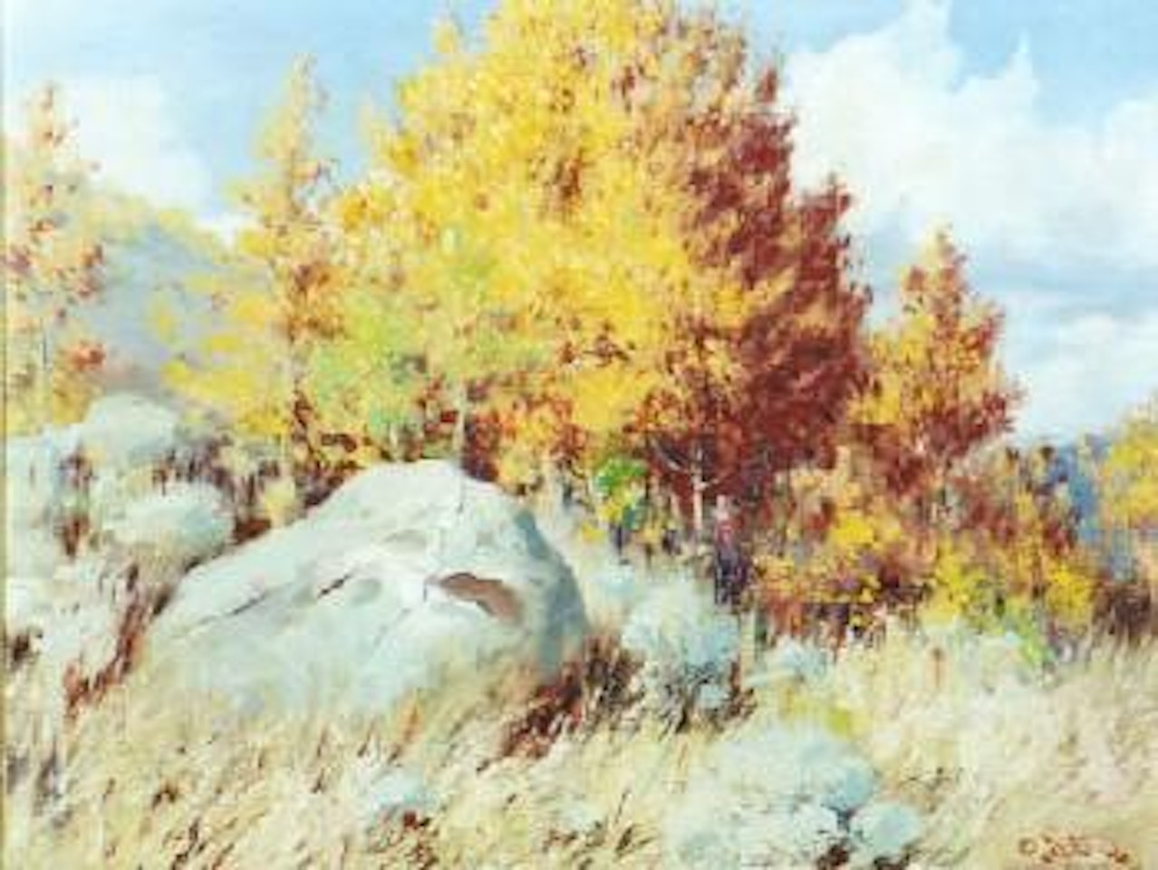 Top of the knoll by Gerard Curtis Delano