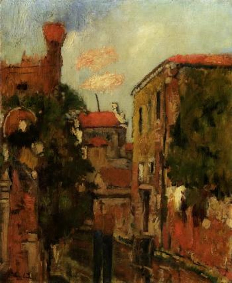 Old Arsenal in Venice by George Leslie Hunter