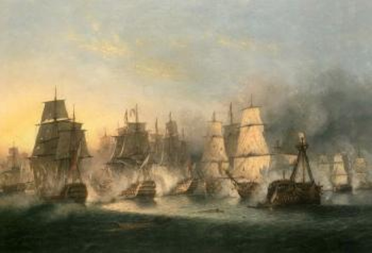Battle of the Saintes by Thomas Luny