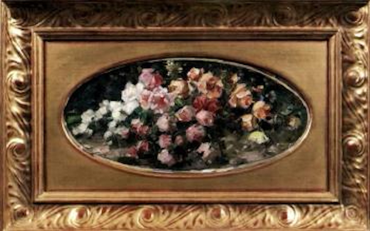 Still life with roses by Alexander Koester