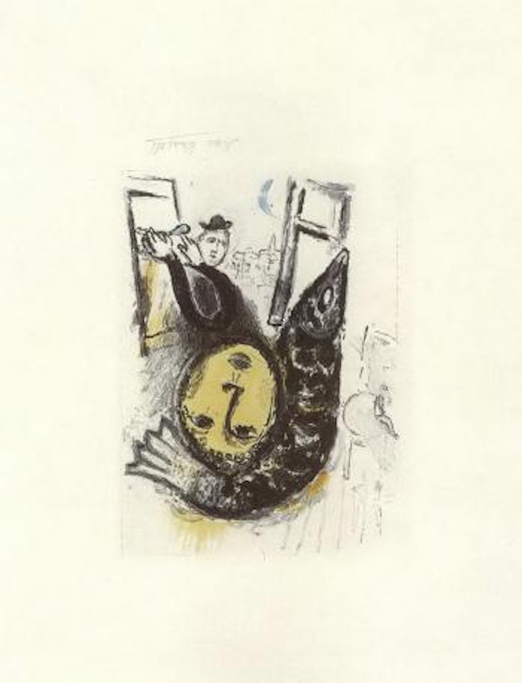De mauvais sujets III by Marc Chagall