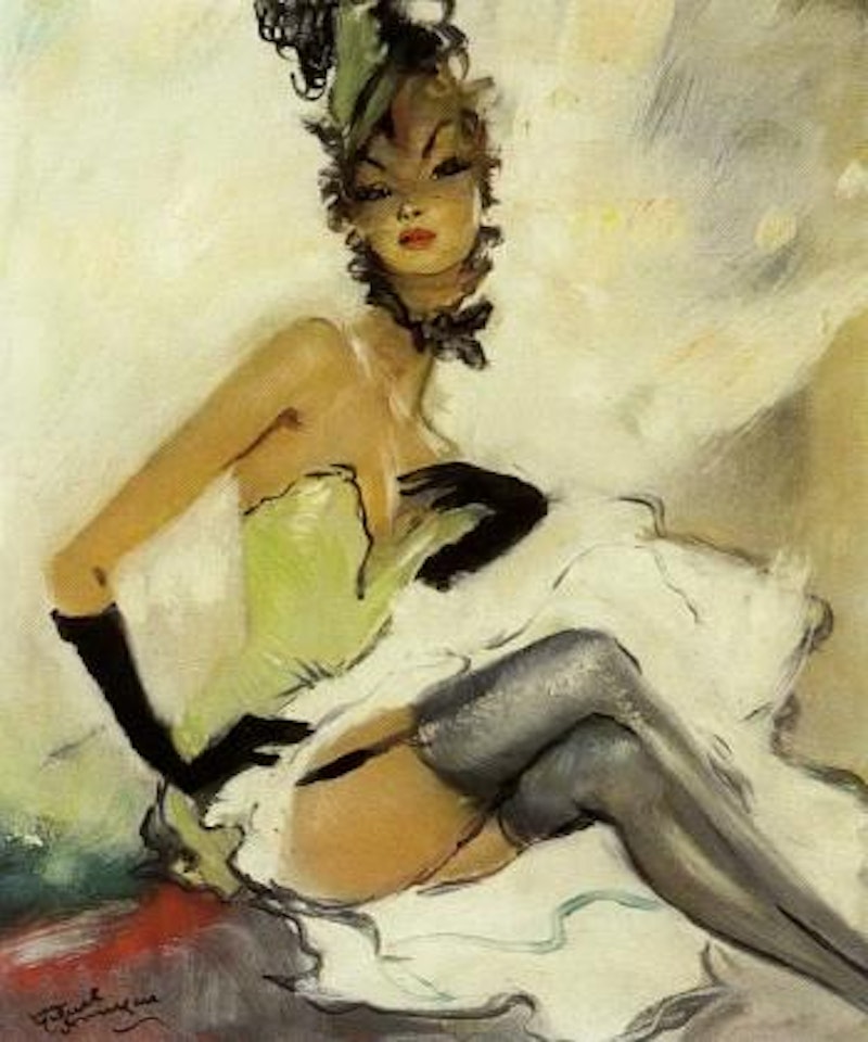 French cancan by Jean Gabriel Domergue