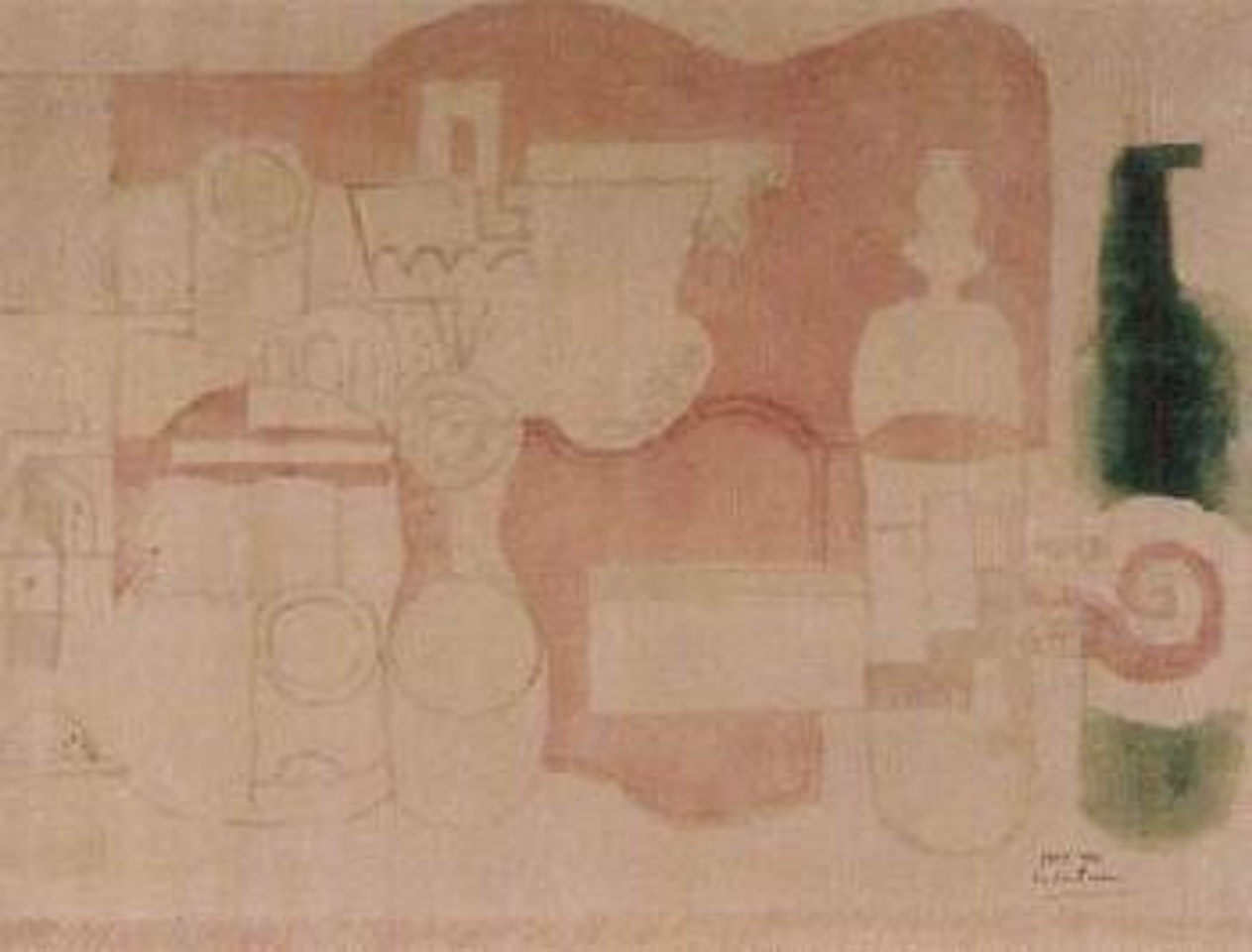 Untitled composition by Le Corbusier