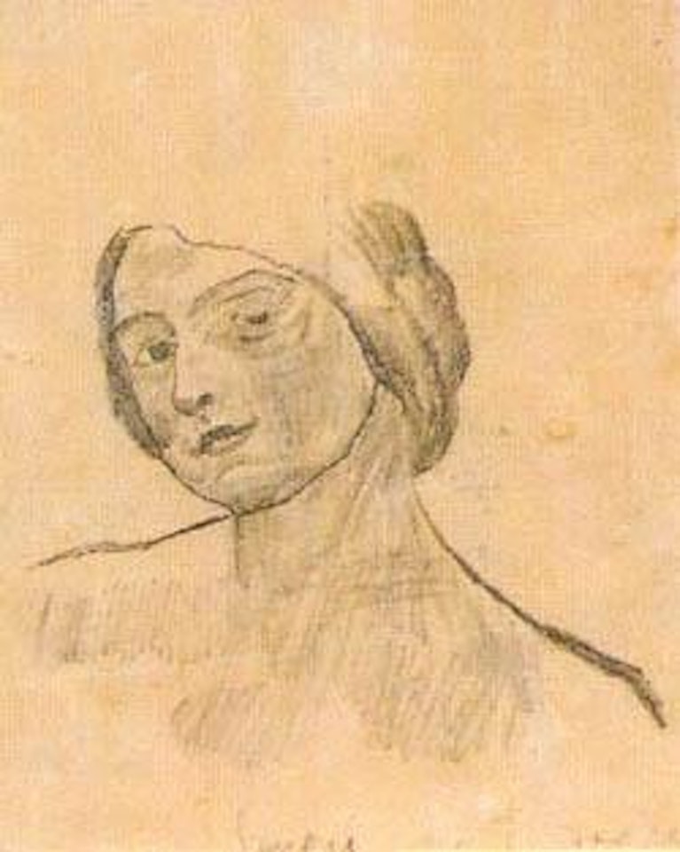Girl's portrait by Ferdinand Hodler