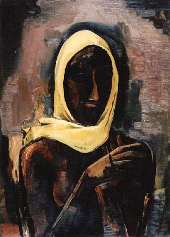 Gewri - Indian girl by Karl Hofer