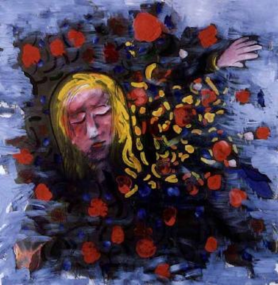 Dreaming with flowers by Charles Blackman