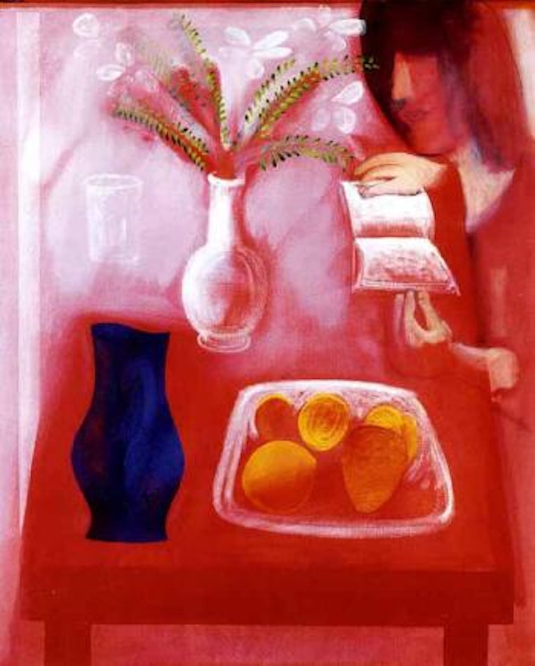 Breakfast nook by Charles Blackman