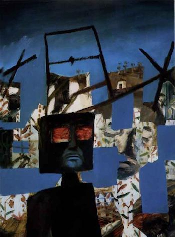 Glenrowan - Ned Kelly series by Sidney Nolan