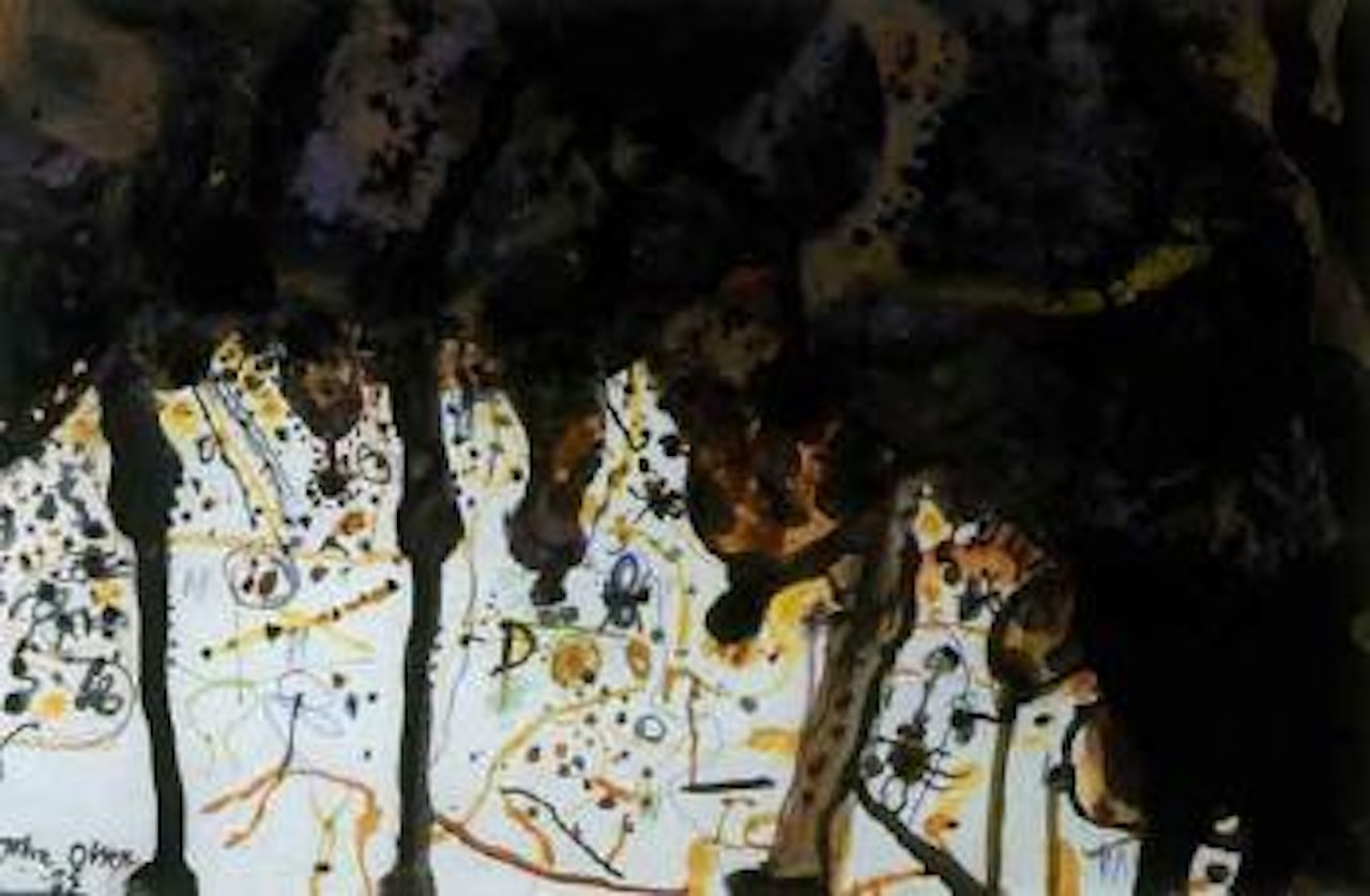 Old dog by John Olsen