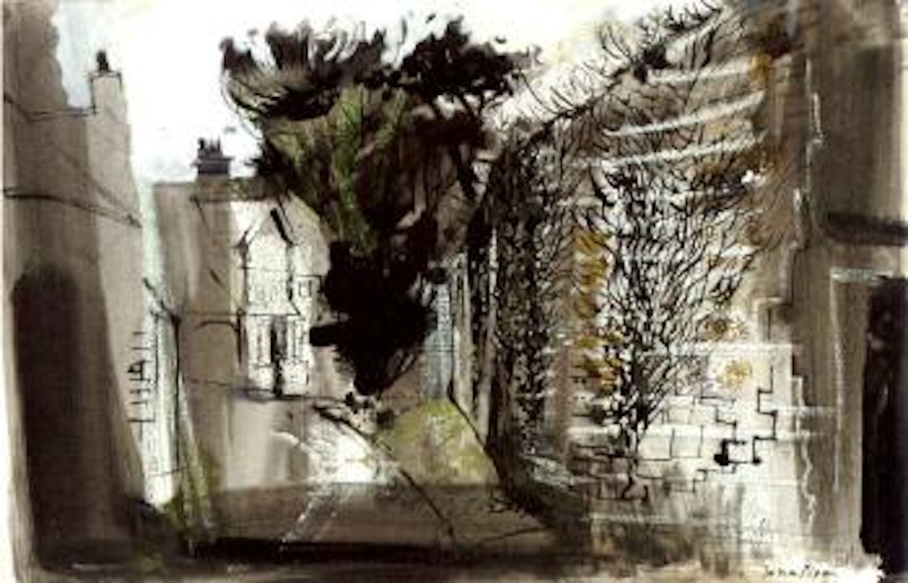Ivy on the wall, Portesham, Dorset by John Piper