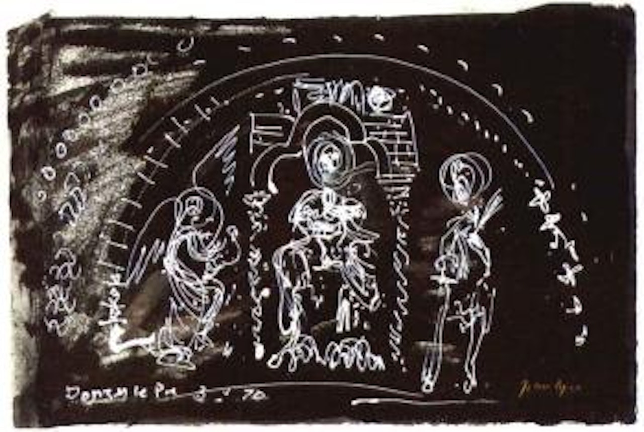 Donzy Le Pre Tympanum by John Piper