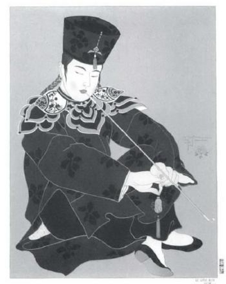 Black lotus by Paul Jacoulet