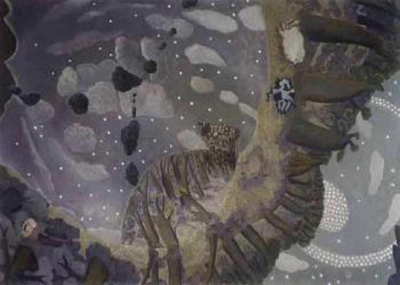 Landscape with heavenly bodies by William Francis Robinson