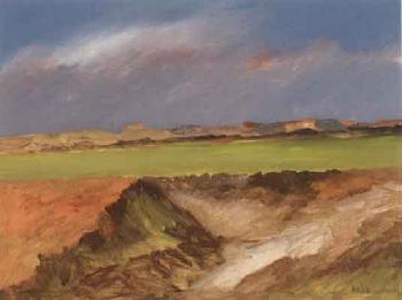 Central Australian landscape III by Sidney Nolan