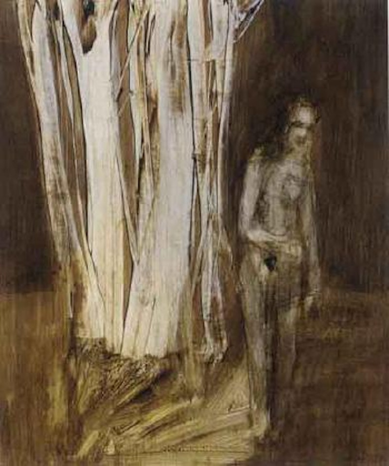 Frazer and trees by Sidney Nolan