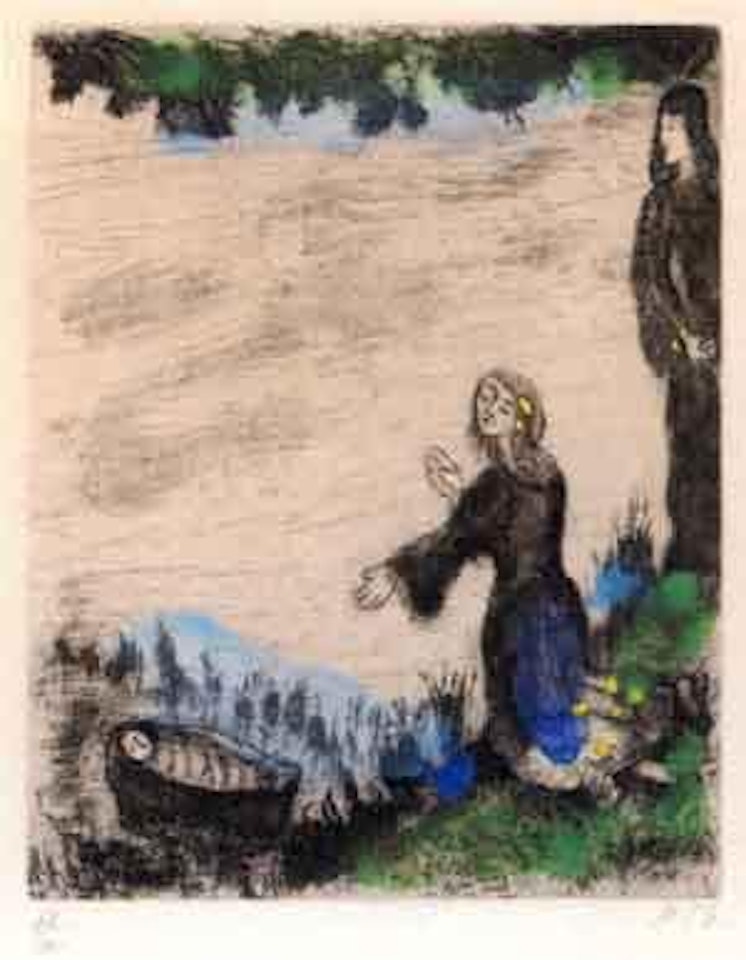 Moise sauve des eaux by Marc Chagall