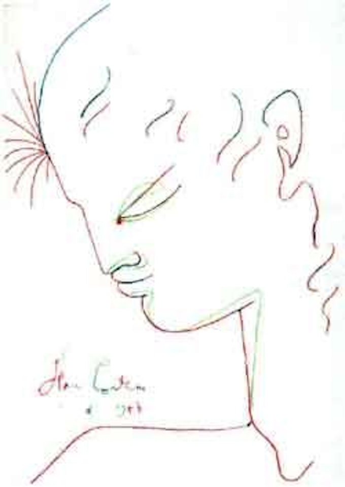 Untitled, profile by Jean Cocteau
