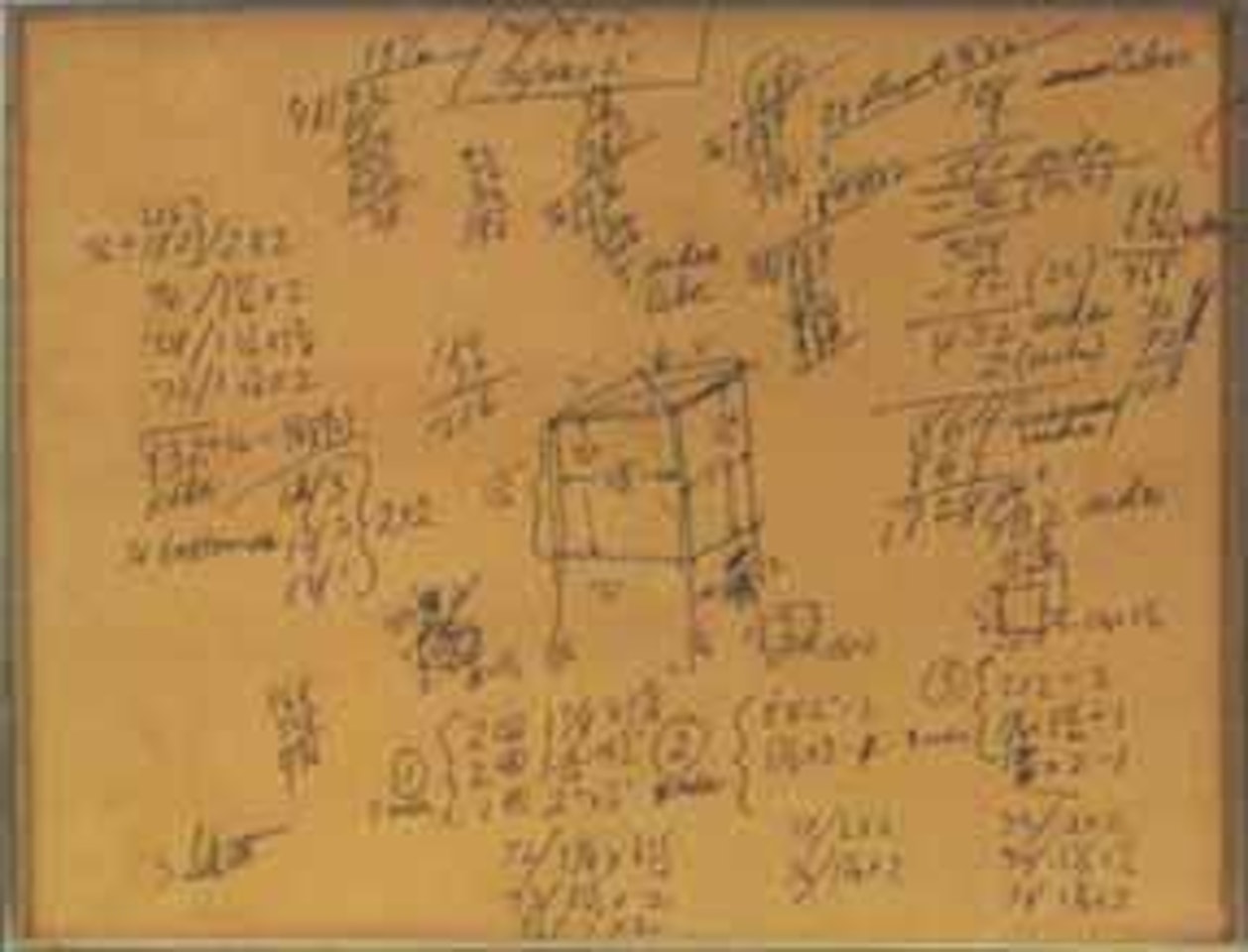Study for 46 piece series by Sol LeWitt