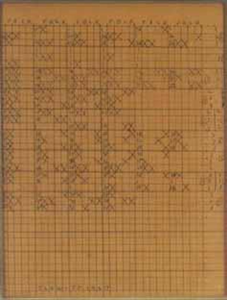 Study for 46 piece series by Sol LeWitt