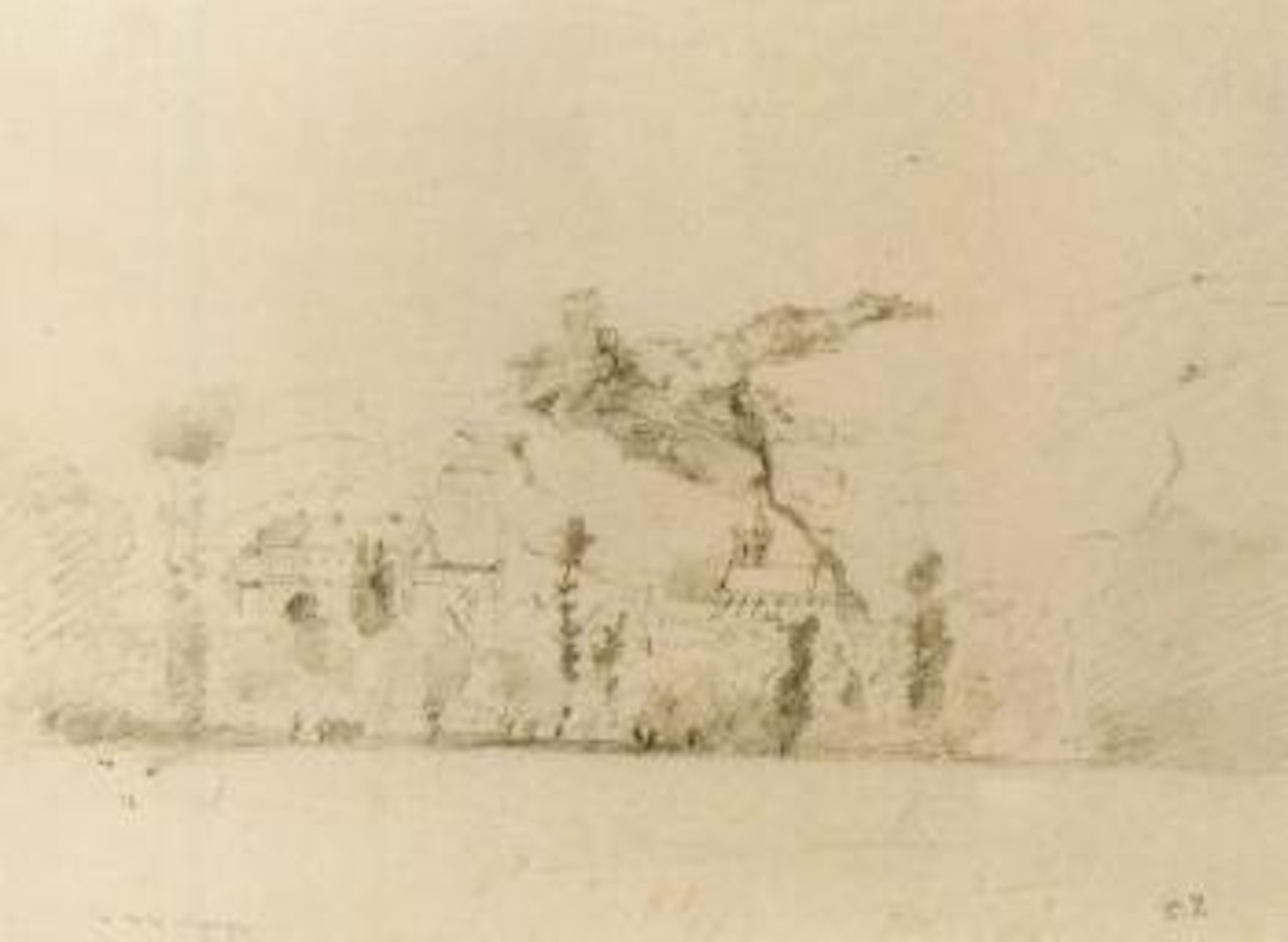 La Roche-Goyon by Camille Pissarro
