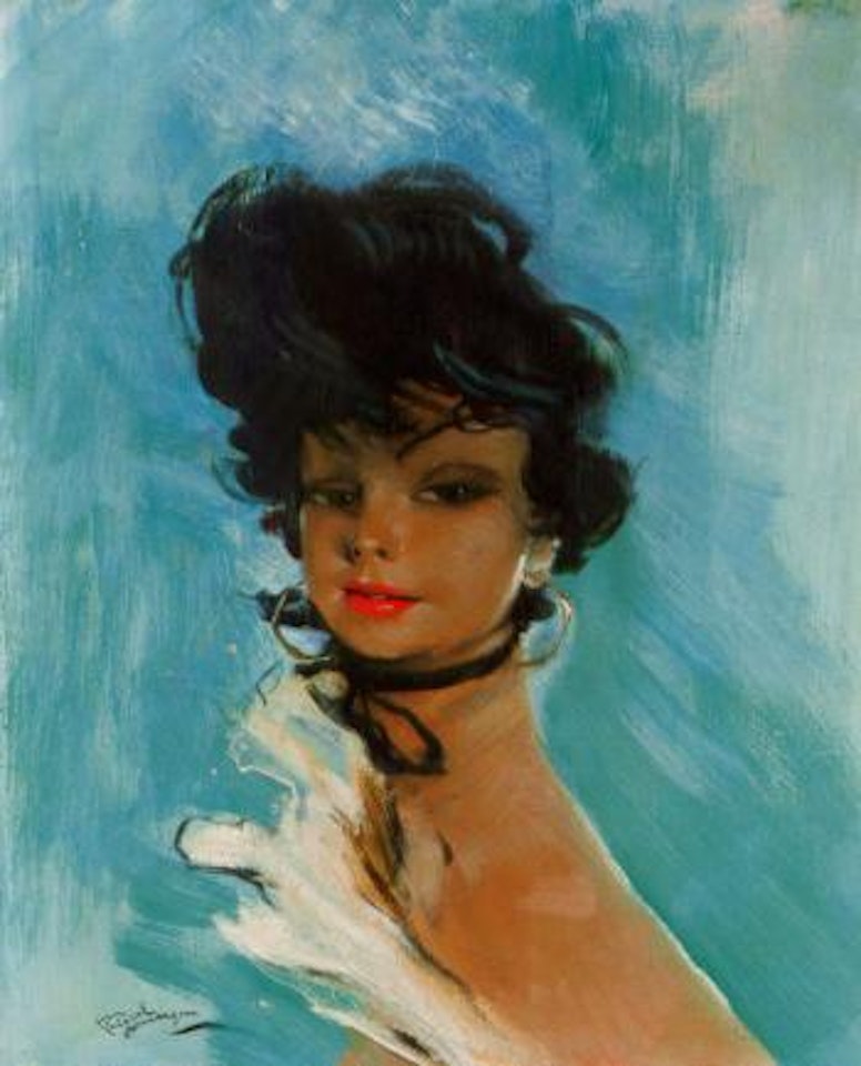 Femme by Jean Gabriel Domergue