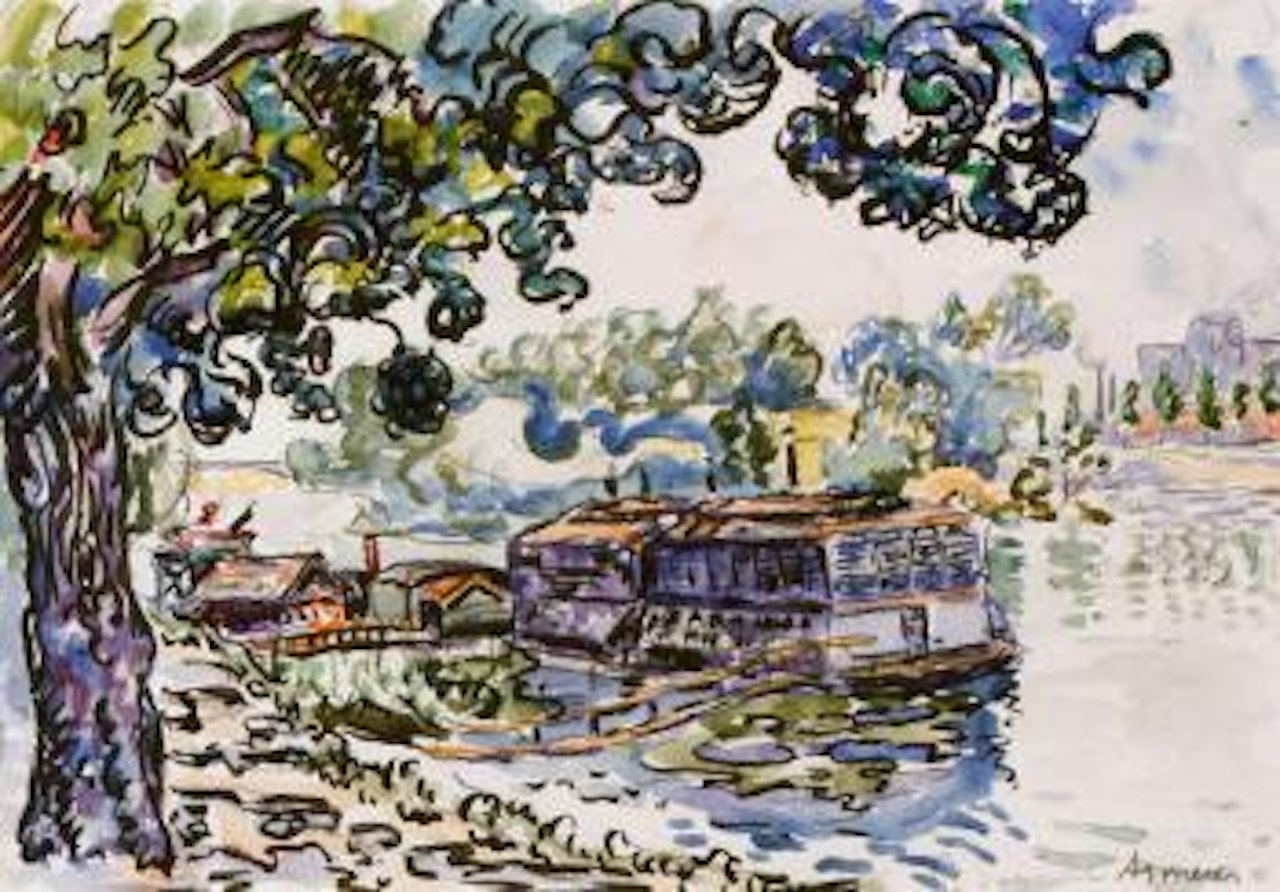 Asnieres by Paul Signac