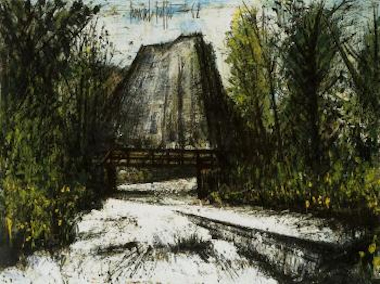 Montagne, la cascade by Bernard Buffet