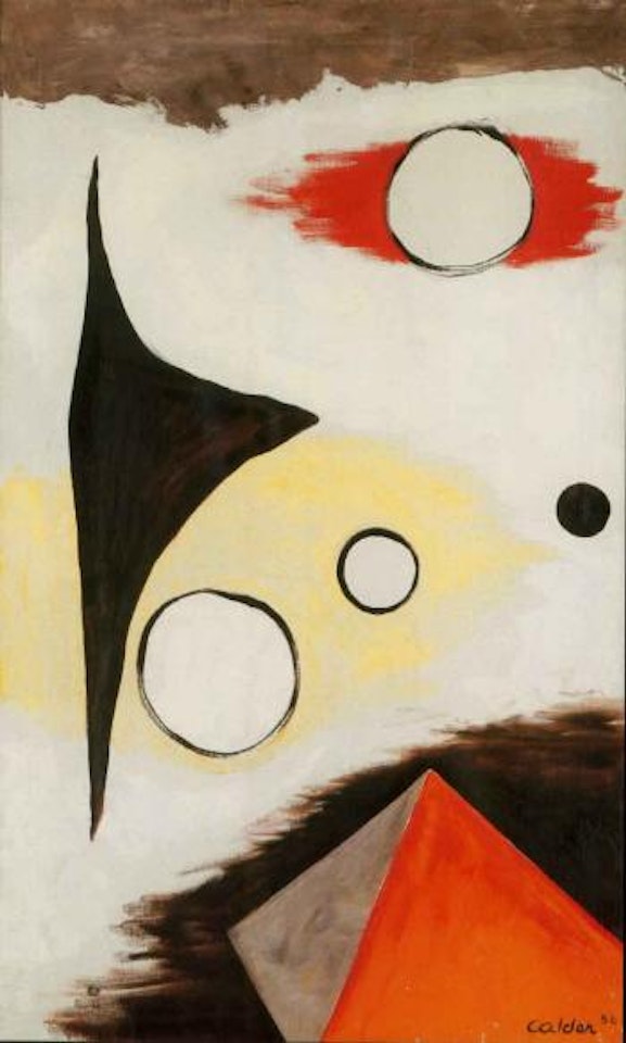 Four doors and a pyramid by Alexander Calder