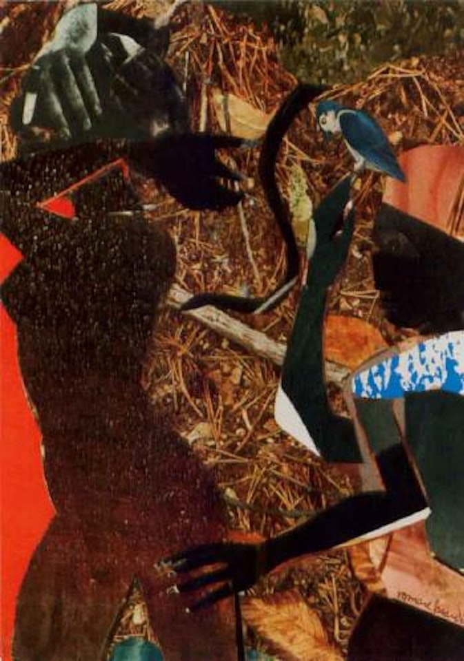 Blue bird by Romare Bearden