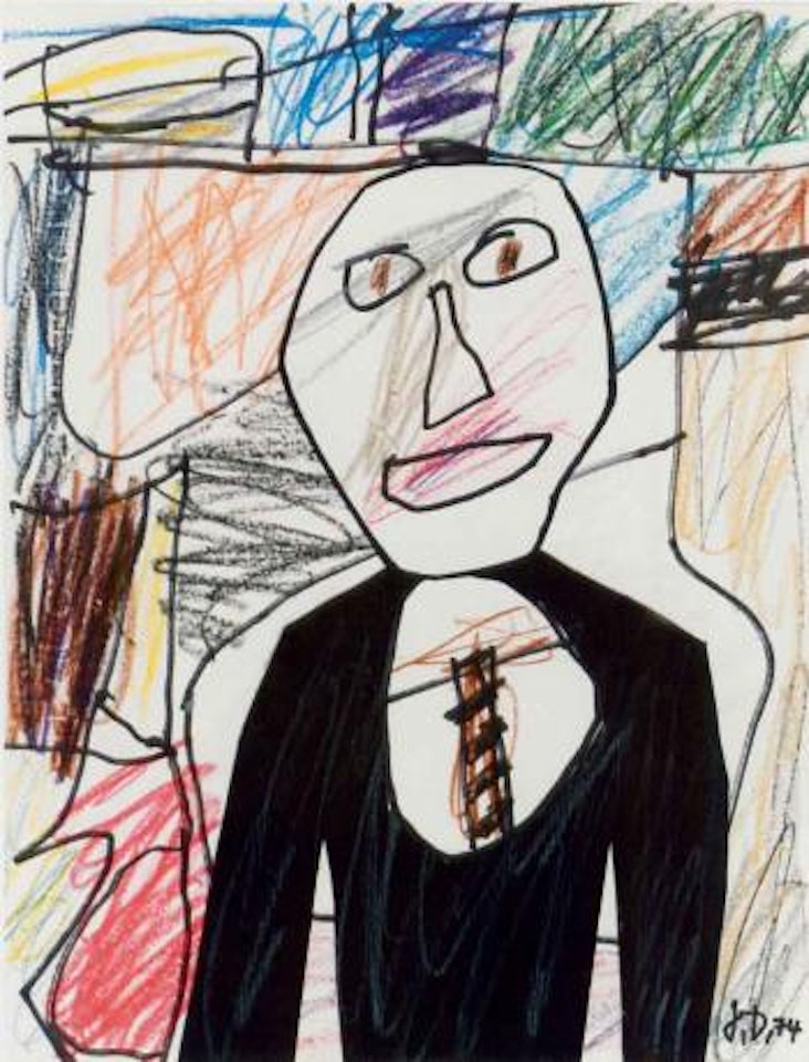 Portrait d'homme by Jean Dubuffet