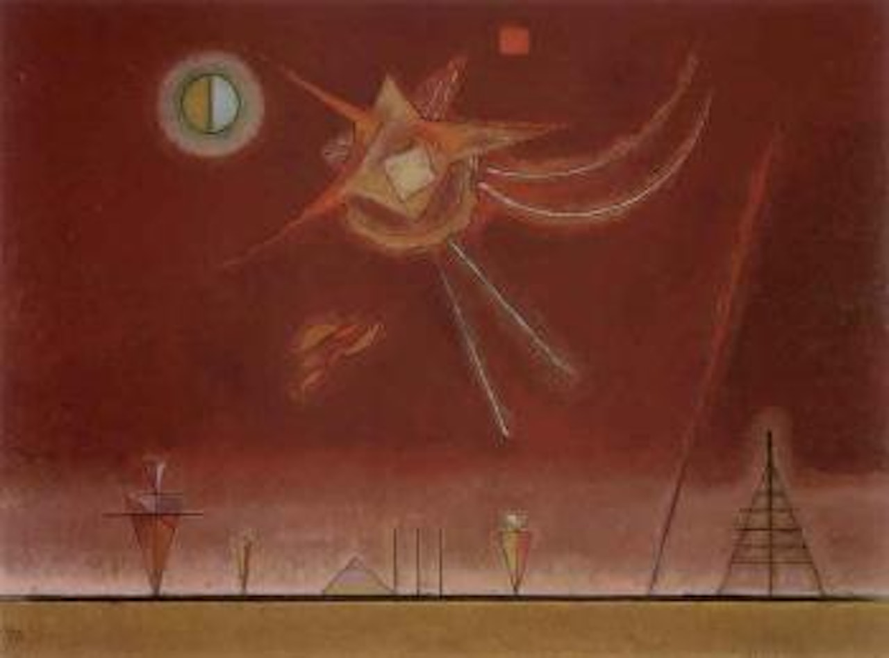 Schweben uber fest - Hovering above firm by Wassily Kandinsky