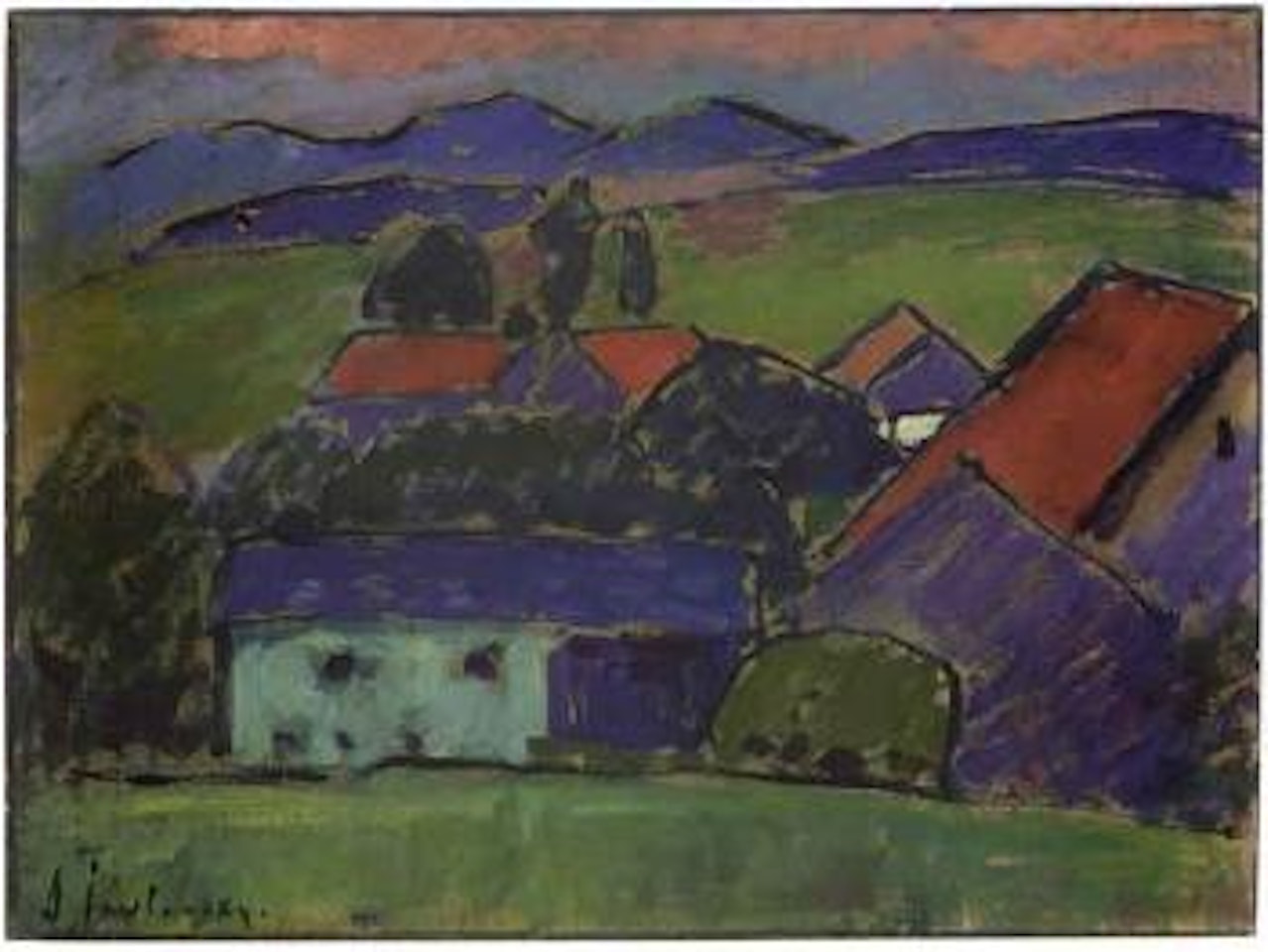 Landschaft, Murnau - Landscape, Murnau by Alexej von Jawlensky