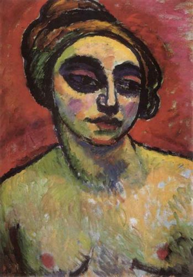 Halbakt - Nude half figure by Alexej von Jawlensky