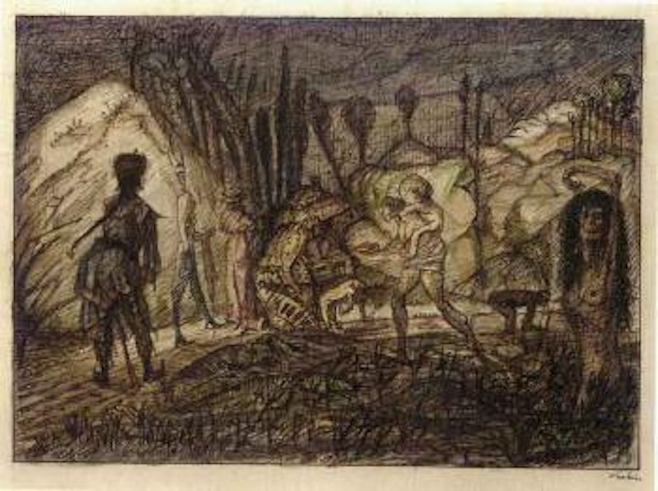 Die poesie der landstrasse - poetry of the country road by Alfred Kubin
