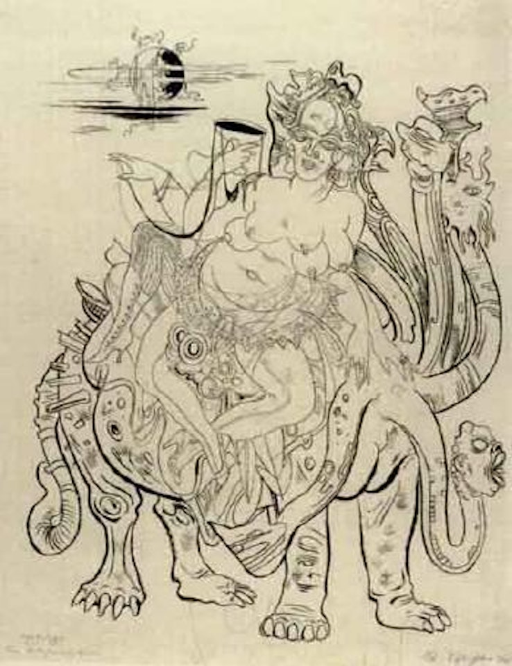 Apocalypse - whore of Babylon by Rudolf Schlichter