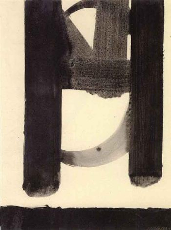 Composition by Pierre Soulages