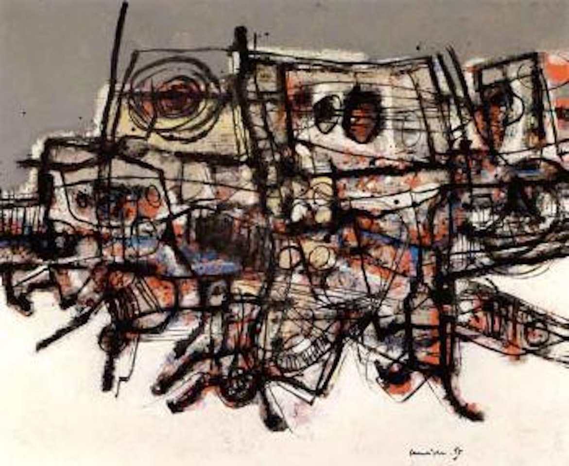 Aux abords d'une ville by Corneille