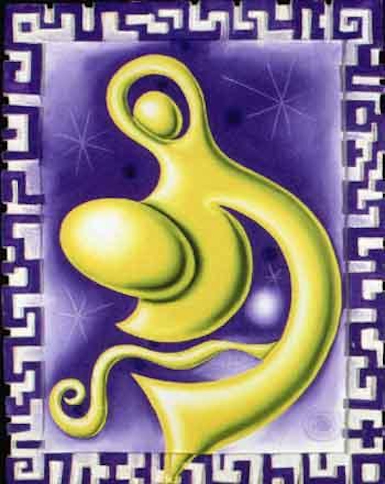 Lemon lick grape by Kenny Scharf